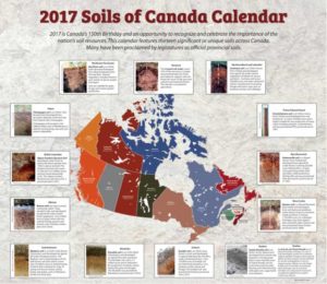 2017 Soils of Canada Calendar